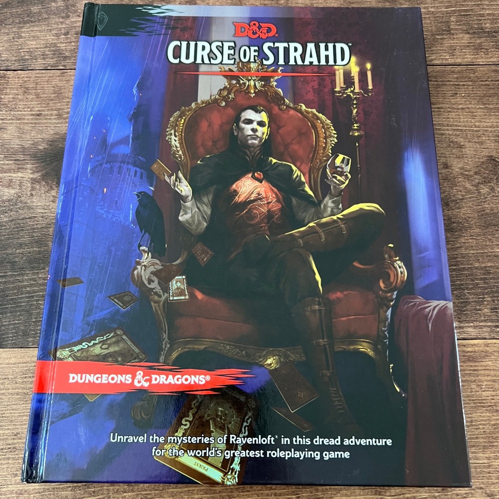 Dungeons & Dragons Curse of Strahd 5th Edition Hardcover RPG Book 9780786965984